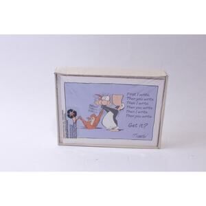 Opus 'n' Bill, 8 Blank Notes and Envelopes, American Greetings, New In Package